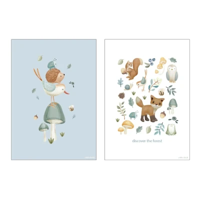 Afbeelding van Little Dutch Poster Forest Wonders