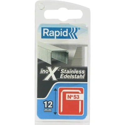 Afbeelding van Rapid Nieten 53/12mm RVS in blister (1080 stuks)