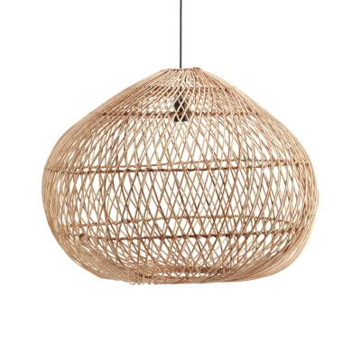 Afbeelding van PR Home buiten hanglamp Kare, naturel, Ø 70 cm