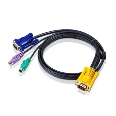 Afbeelding van Aten 2l 5206p kvm special combination cable, vga/ps/2