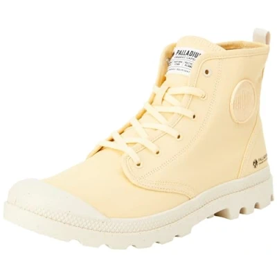 Afbeelding van Palladium Pampa Unisex Sneakers hoog, Maat: 40, Yellow crème Katoen
