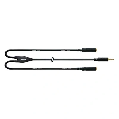 Afbeelding van Cordial CFY 0.3 WYY Y kabel, stereo mini jack (m) 2x (f), 30cm