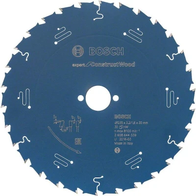 Afbeelding van Bosch Accessories Expert for Construct Wood 2608644339 Cirkelzaagblad 235 x 30 1.6 mm Aantal tanden: 1 stuk(s)