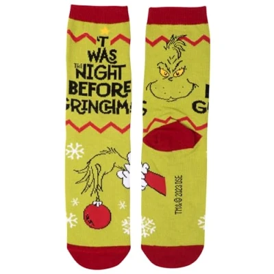 Afbeelding van United Labels the Grinch Damessokken Twas night before Grinchmas Sneaker Dames Groen, Groen