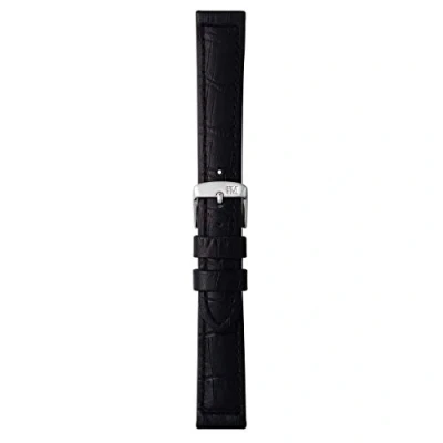Afbeelding van Morellato horlogeband Botero U2226480019CR24 / PMU019BOTERO24 Croco leder Zwart 24mm + standaard stiksel