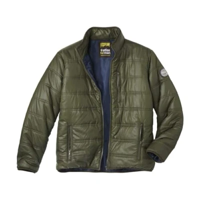 Afbeelding van ATLAS FOR MEN Donsjack voor heren Waterafstotend en warm Verkrijgbaar in grote maten van M tot 5XL, Khaki (stad)