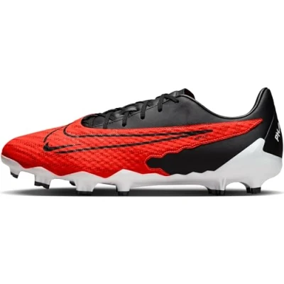 Afbeelding van Nike Performance Phantom GT3 Academy FG/MG Voetbalschoenen met Kunststof noppen, Heren, Maat: 39, Bright crimson/black/white