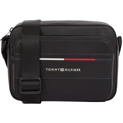 Afbeelding van Tommy Hilfiger Foundation Schoudertas, Heren, Maat: One Size, Black