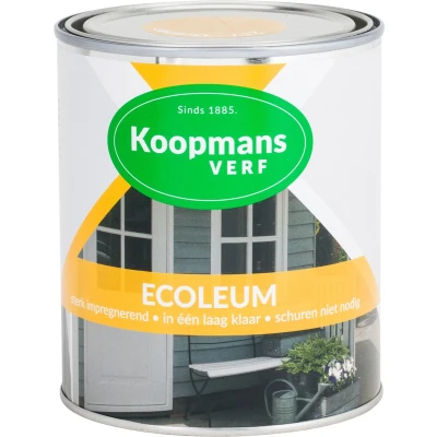 Afbeelding van Koopmans Ecoleum 1 ltr 206 donkergroen Buitengevel &amp; Tuin