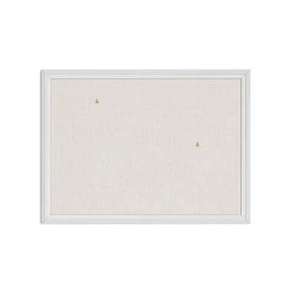 Afbeelding van U Brands Farmhouse Linnenbord van kurk, 58 x 43 cm, houten frame, industriële kwaliteit