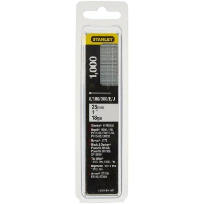 Afbeelding van Stanley nagels 25mm type J 1 SWKBN100T (Per 1000 stuks)