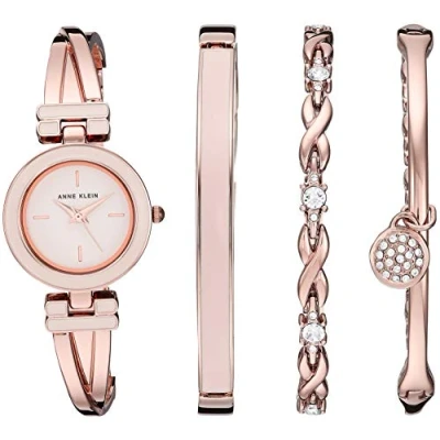Afbeelding van ANNE KLEIN Hoogwaardige kristallen armband en set voor dames, Roze, AK/3284LPST