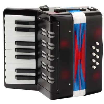 Image de Classic cantabile 00032272 bambino accordéon pour enfant 8 basses noir
