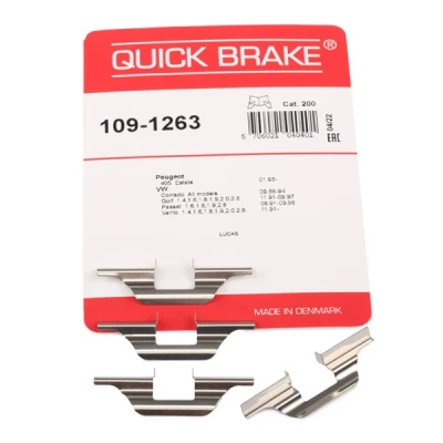 Afbeelding van QUICK BRAKE 109 1263 Accessoireset, schijfremblok VOLKSWAGEN: GOLF 2, 3