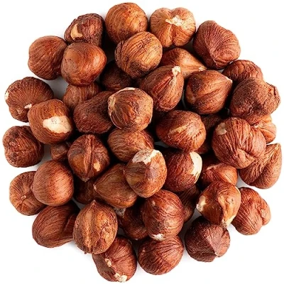 Afbeelding van hele biologische hazelnoten ongegrilde, ongezouten ideaal voor je brood en cakes, uit Frankrijk,