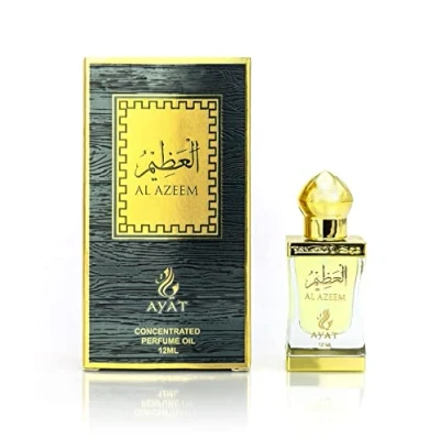 Afbeelding van AYAT PERFUMES Geurolie 12 ml uit Dubai Musk Halal voor dames en heren zonder alcohol Parfum/Attar Extract een langdurige geur Arabische geur, gemaakt ontworpen in (Al Azeem)