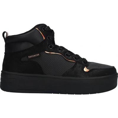 Afbeelding van Skechers Court Sneakers laag voor kinderen, Maat: 33, Black Kunststof/ textiel