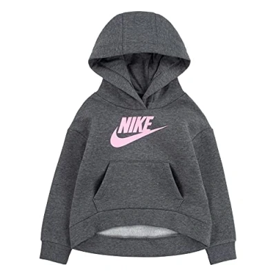 Afbeelding van Nike Sportswear CLUB HIGH LOW Sweater voor kinderen, Maat: 92/98, Grey heather