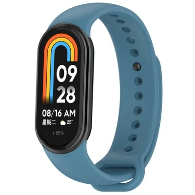 Afbeelding van Siliconen bandje Donkerblauw Xiaomi Smart band 8