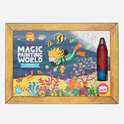 Afbeelding van Tiger tribe magic painting world oceaan