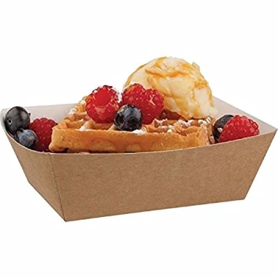 Afbeelding van Colpac composteerbare kraft etensbakjes 12.4cm