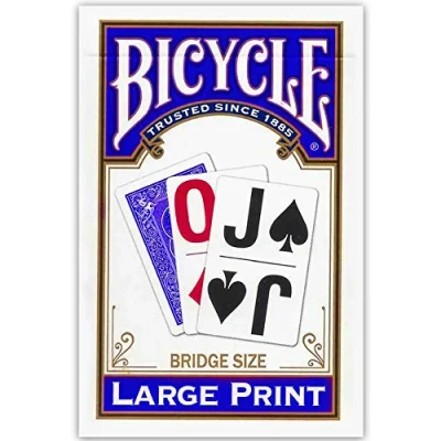 Afbeelding van Bicycle Speelkaarten met grote print