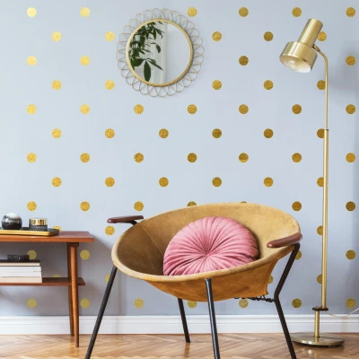 Afbeelding van Muursticker RoomMates Gold Heart