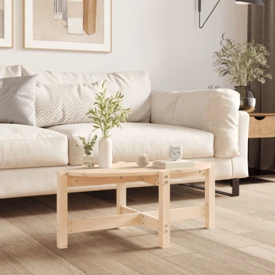 Afbeelding van Salontafel 87x48x35 cm massief grenenhout