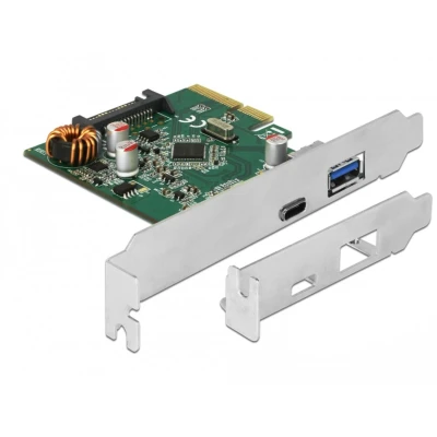 Afbeelding van Delock PCI Expr. &gt; 1x USB C + A USB3.1 Gen 2, 90299