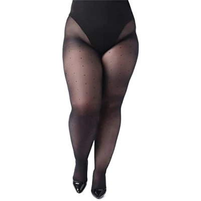 Afbeelding van Merry Style Damespanty Plus Size 40 DEN MSGI054, zwart.