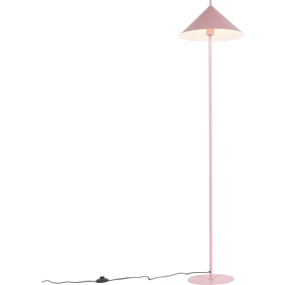 Afbeelding van QAZQA Design vloerlamp roze Triangolo
