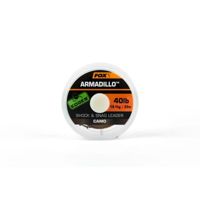 Afbeelding van Fox Edges Armadillo Shock &amp; Snag Leader 20m Maat : 45lb Light Camo