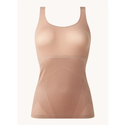 Afbeelding van SPANX dames Thinstincts corrigerende naadloze tanktop in de kleur Taupe, maat: M