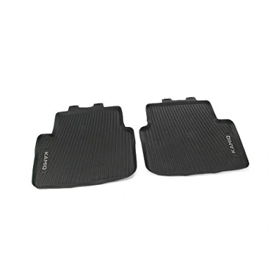 Afbeelding van Skoda 658061512 Rubberen vloermatten achter, zwart, met Kamiq opschrift, 2 stuks