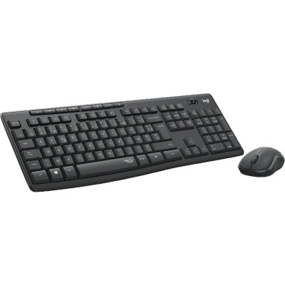 Afbeelding van Logitech MK295 Draadloze Toetsenbord en Muis Zwart BE AZERTY