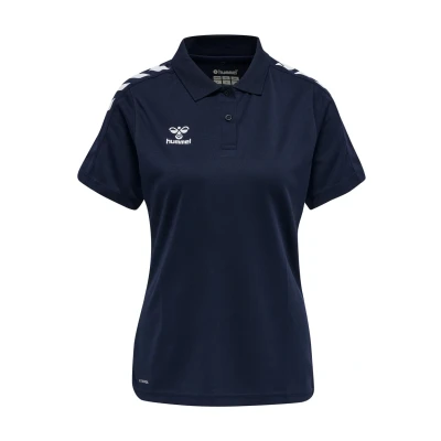 Afbeelding van Hummel Hmlcore XK Functional Poloshirt, Dames, Maat: XXL, Marine