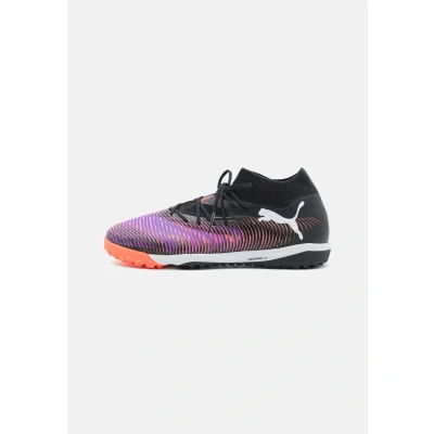 Afbeelding van Puma Future 8 PRO CAGE Voetbalschoenen voor kunstgras, Heren, Maat: 42.5, Black/white/glowing red Textiel/ synthetisch