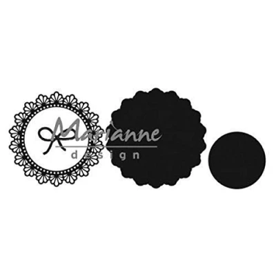 Afbeelding van Marianne Design Craftable Mal touw cirkel CR1414 14.5x18.0 centimeter