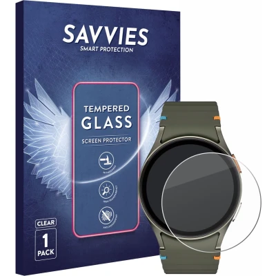 Afbeelding van Savvies Glas Screenprotector voor Samsung Galaxy Watch 7 (40 mm) Gehard Beschermglas 9H