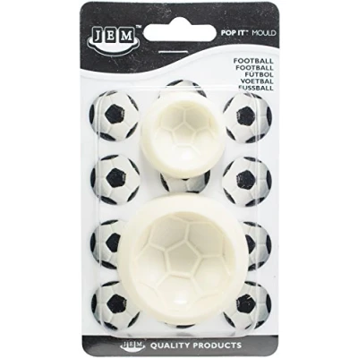 Afbeelding van JEM Pop it uitsteker/mal Football (voetbal) set/2