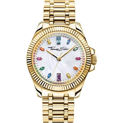 Afbeelding van Thomas Sabo WA0395 264 207 Polshorloge Dames Kwarts DIVINE RAINBOW
