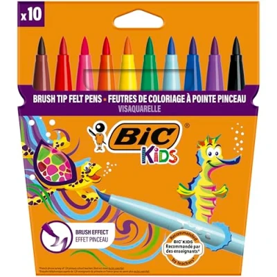 Image de Etui de 10 feutres Bic Kids Visaquarelle