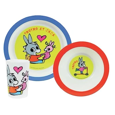 Image de Coffret repas 3 pièces Trotro