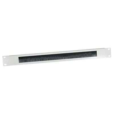 Afbeelding van HMF 66489 07 kabeldoorvoer met borstel voor serverkast 19&quot; lichtgrijs