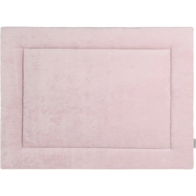 Afbeelding van Baby&#039;s Only Boxkleed Sense Parklegger Speelkleed Oud Roze 75x95 cm Zachte rib corduroy stof Extra dik Boxmatras Tweezijdig te gebruiken
