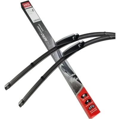 Afbeelding van HQ AUTOMOTIVE Voorruitenwisserbladen Compatibel met: Audi A4 B6/B7 S4, A6 C5, Mercedes C Klasse W203, Seat Exeo 2008 2013 Model: AD22 225
