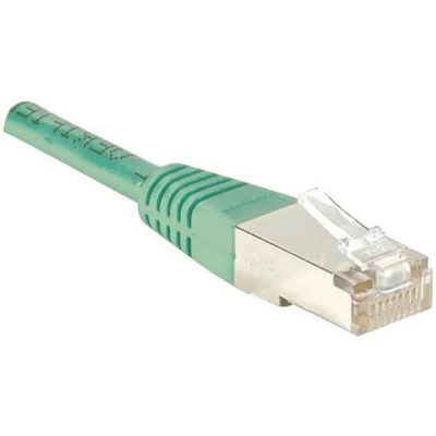 Afbeelding van Exertis Connect Patchkabel F/UTP, CAT.6, groen, 30,0 m met bijzonder smalle knikbeveiliging (F/UTP, CAT6, 30 m), Netwerkkabel