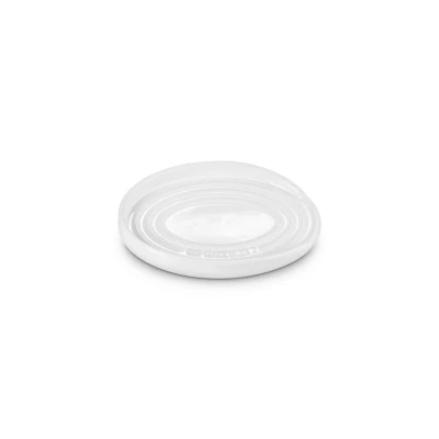 Afbeelding van Le Creuset Lepelhouder Ovaal 16cm Wit Aardewerk