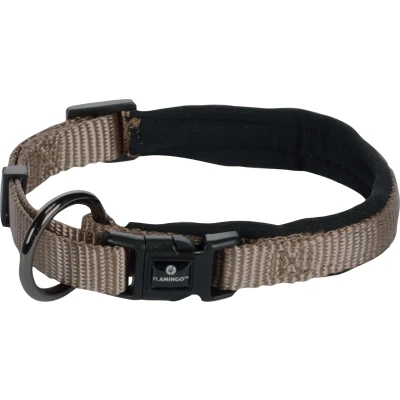 Afbeelding van Flamingo Abbi Halsband Honden Taupe Xxxs 25 30cm 10mm 1st 133225