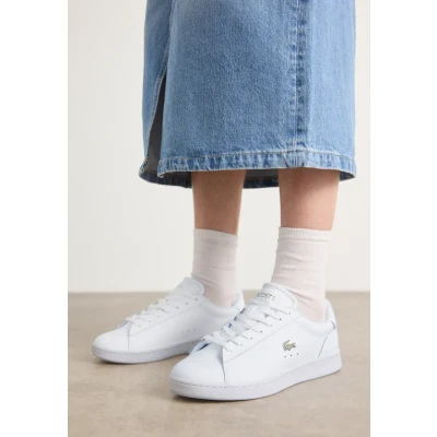 Afbeelding van Lacoste Carnaby SET 224 Sneakers laag, Dames, Maat: 39.5, White/gold Leer